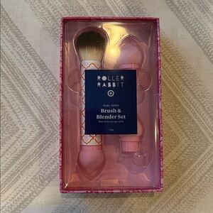 Roller Rabbit x Target Geo Hearts Dual Sided Makeup Brush and Blender Set